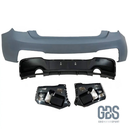 Pare choc arrière Pack M Performance pour BMW F20 F21 Ph1 look 135I Sortie gauche/ droite - Choc kit carrosserie - GDS Motorsport