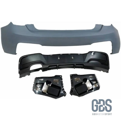 Pare choc arrière Pack M Performance pour BMW F20 F21 Phase 1 Double sortie gauche - Choc kit carrosserie - GDS Motorsport