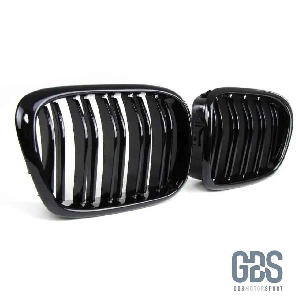 Grilles de calandre Double Barrette NOIR BRILLANT BMW serie 5 E39 look M5 - Calandres - GDS Motorsport