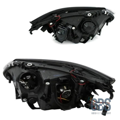 Phares Angel Eyes LED BLANC BMW Série 5 E60 / E61 Halogene H7 / PHARES FEUX - GDS Motorsport