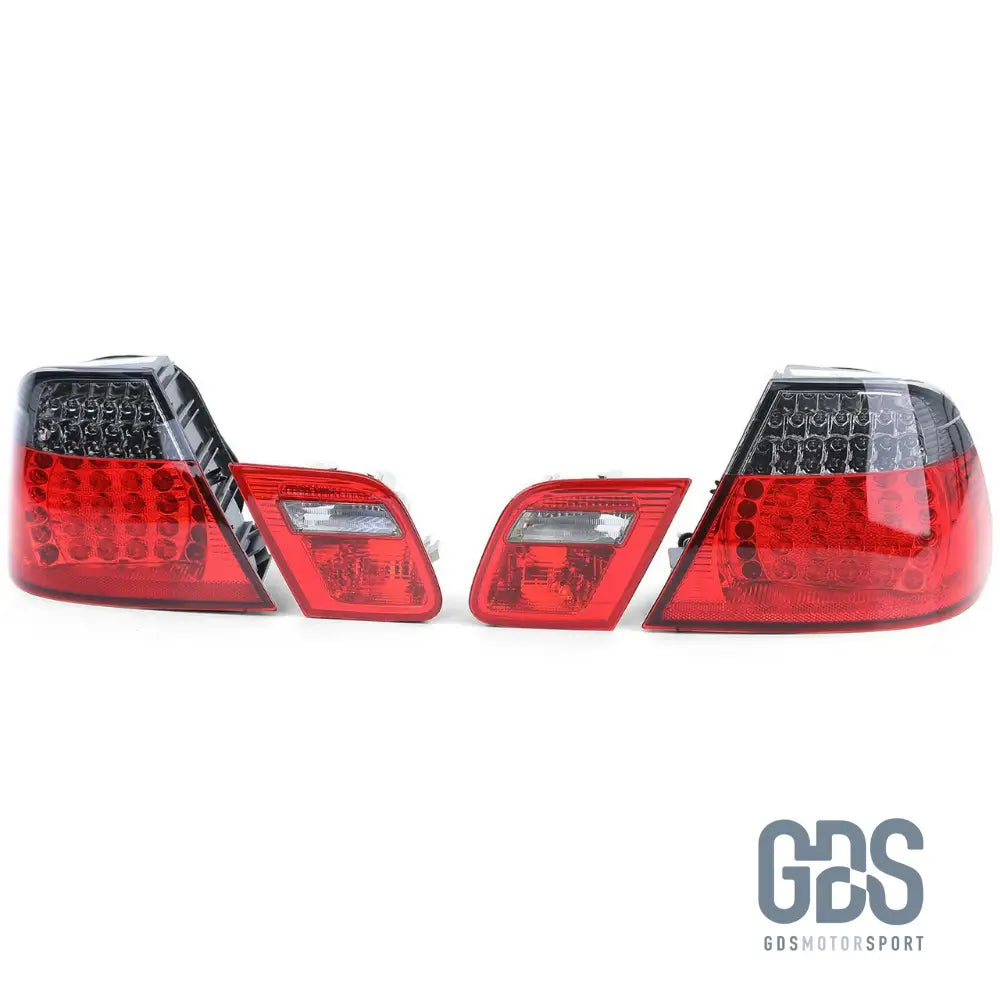 Feux arrière Full LED Rouge Fumé Noir pour BMW E46 Coupé de 1999 à 2006 - PHARES FEUX - GDS Motorsport