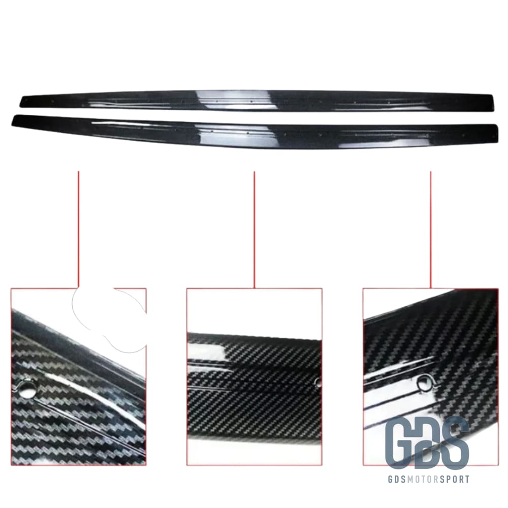 Lames de Bas caisse M Performance pour BMW F20 / F21 Look Carbone - Pièces châssis et carrosserie - GDS Motorsport
