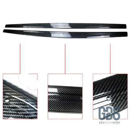 Lames de Bas caisse M Performance pour BMW F20 Look Carbone - Pièces châssis et carrosserie - GDS Motorsport