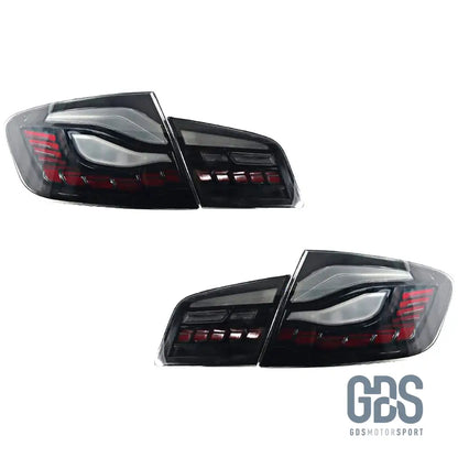 Feux arrières Fond Noir OLED 3D Dynamique light bar pour BMW Série 5 F10 - Éclairage de véhicule - GDS Motorsport