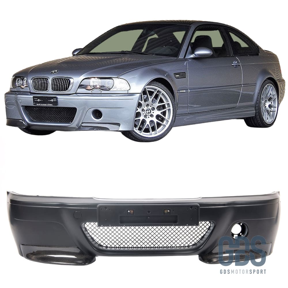 Pare choc avant style M3 CSL Pour BMW E46 série 3 Coupé / Cabriolet - GDS Motorsport