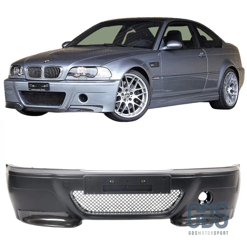 Pare choc avant style M3 CSL Pour BMW E46 série 3 Coupé / Cabriolet - Choc - GDS Motorsport