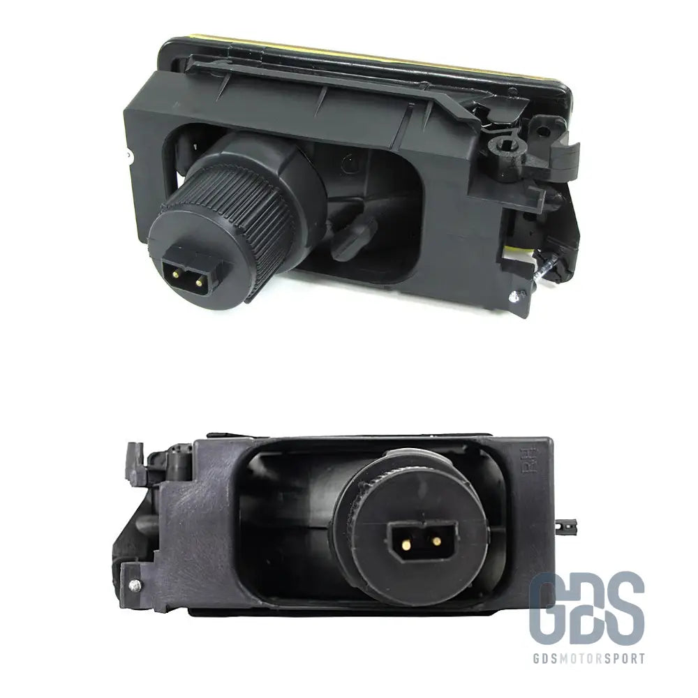 Feux antibrouillards vitre transparent cristal pour bmw e36 blanc / noir / jaune - antibrouillard