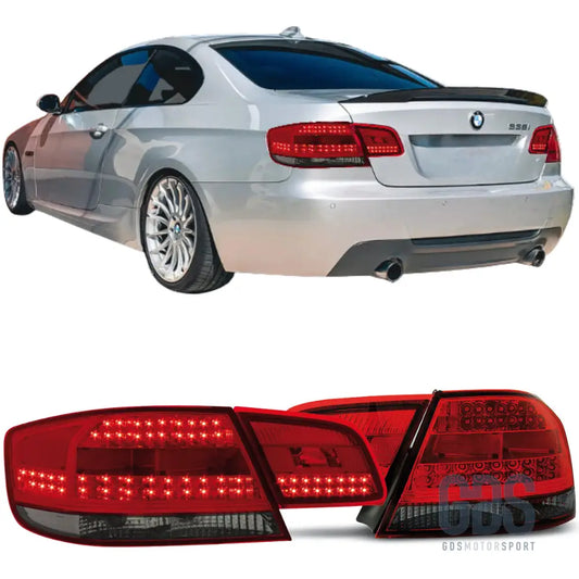 Feux arrière à led fumé noir bmw serie 3 e92 coupé phase 1 de 2006 a 2010 - arriere
