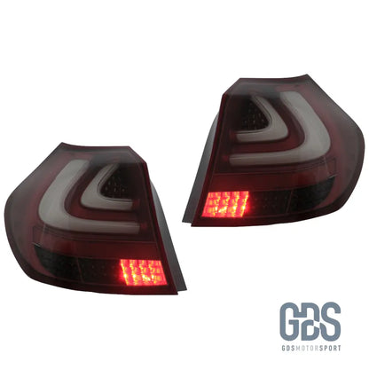 Feux arriere BMW E87/81 FUL LED Phase 1 fond rouge - Éclairage de véhicule - GDS Motorsport