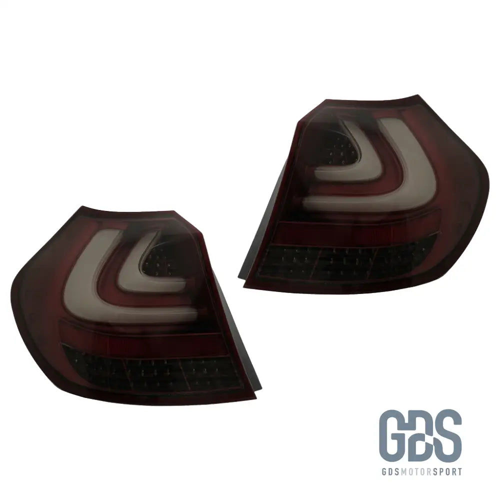 Feux arriere BMW E87/81 FUL LED Phase 1 fond rouge - Éclairage de véhicule - GDS Motorsport
