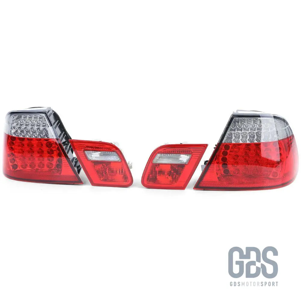 Feux arrière full led blanc cristal pour bmw série 3 e46 coupé / cabriolet 1999 à 2006 - arriere