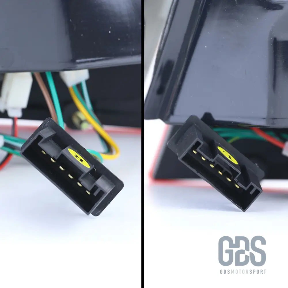 Feux arrière full led rouge clair pour bmw série 3 e46 berline 1998 à 2005 - arriere