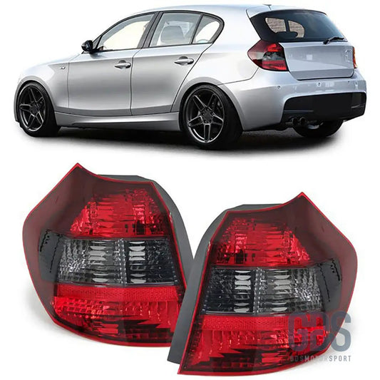 Feux arrière fumé noir pour bmw série 1 e87 e81 — phase (2004-2007) - arriere