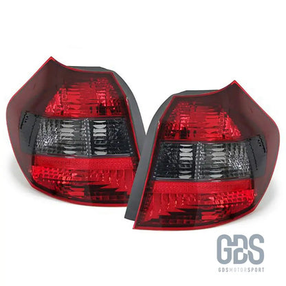 Feux arrière fumé noir pour bmw série 1 e87 e81 — phase (2004-2007) - arriere