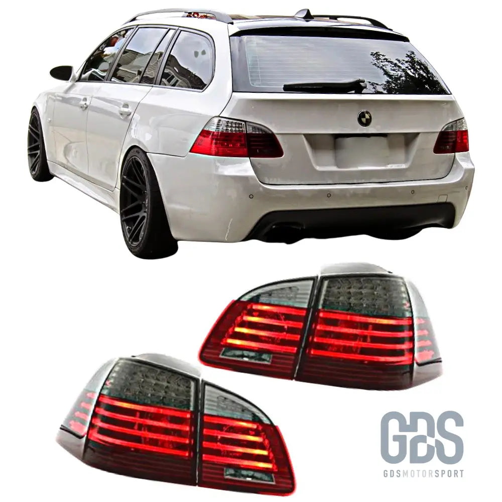 Feux arrière fumé noir look lci phase 2 bmw série 5 e61 touring — 1 (2004-2007) - arriere