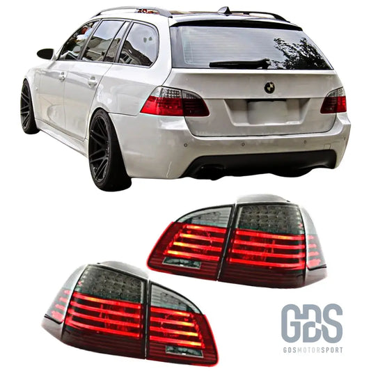 Feux arrière fumé noir look lci phase 2 bmw série 5 e61 touring — 1 (2004-2007) - arriere