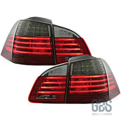 Feux arrière fumé noir look lci phase 2 bmw série 5 e61 touring — 1 (2004-2007) - arriere