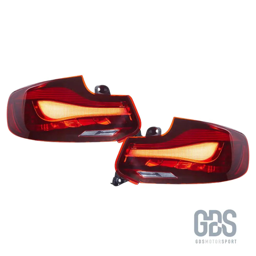 Feux arrière led barre lumineuse rouge fumé pour bmw série 2 f22 f23 et m2 f87 - arriere