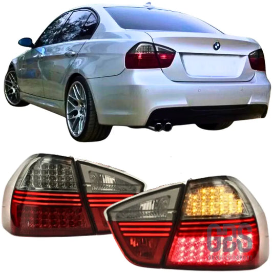 Feux arrière led bmw série 3 e90 berline phase 1 fumé noir - arriere