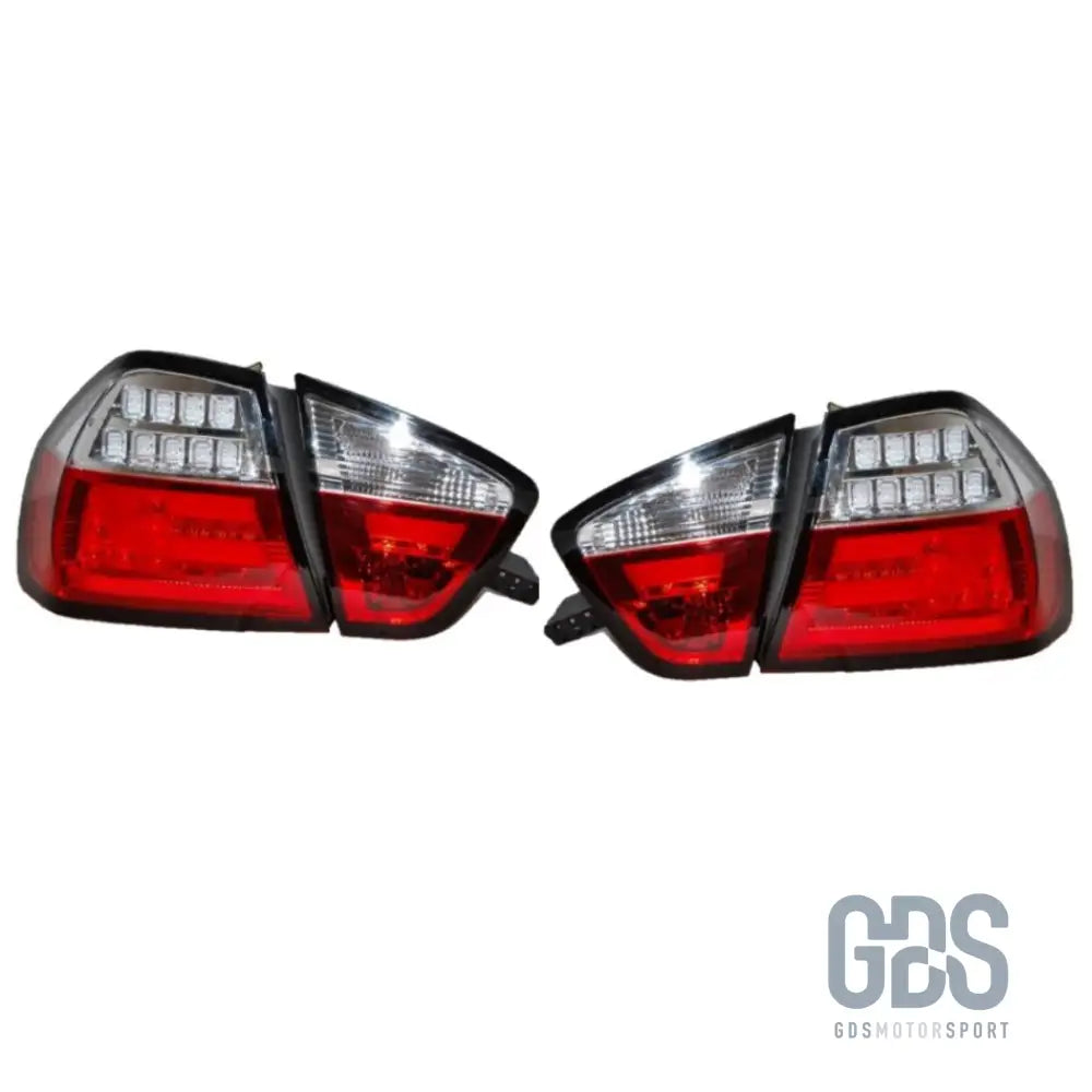 Feux arrière led bmw série 3 e90 berline phase 1 look lci - arriere