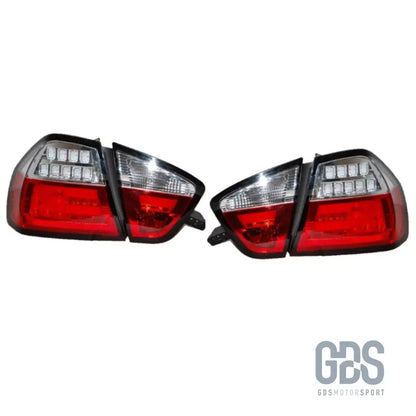 Feux arrière led bmw série 3 e90 berline phase 1 look lci - arriere