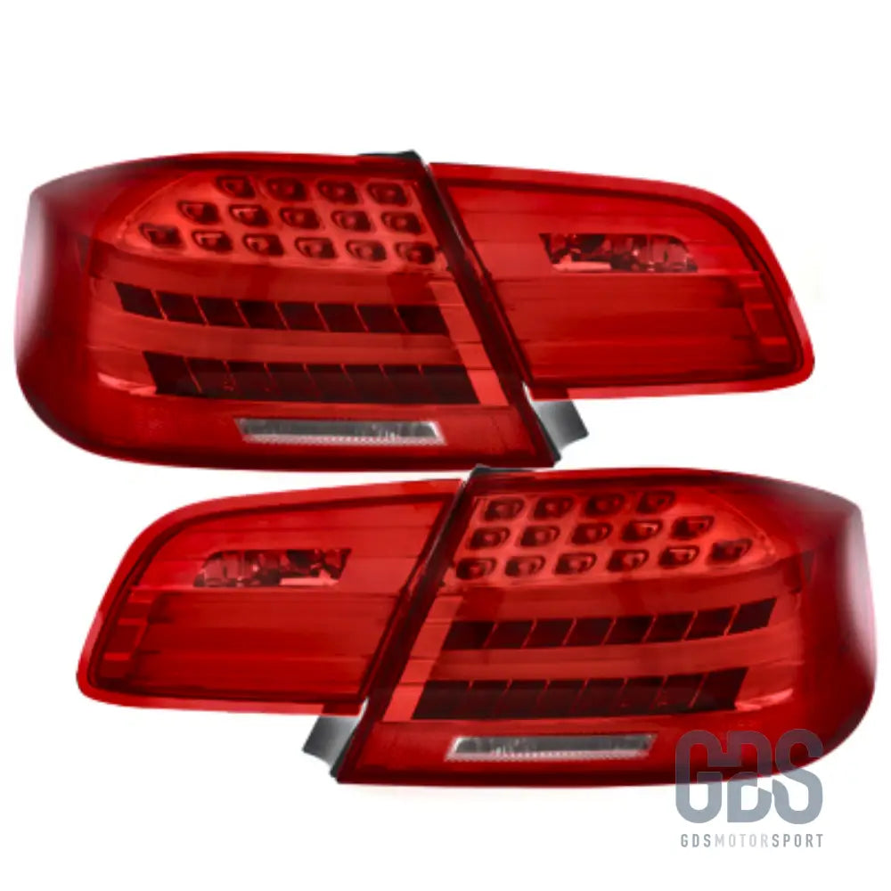 Feux arrière led light bar look lci bmw serie 3 e92 coupé phase 1 2006 a 2010 - arriere