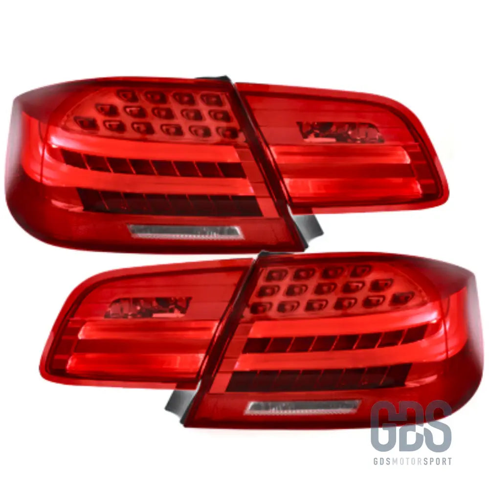 Feux arrière led light bar look lci bmw serie 3 e92 coupé phase 1 2006 a 2010 - arriere