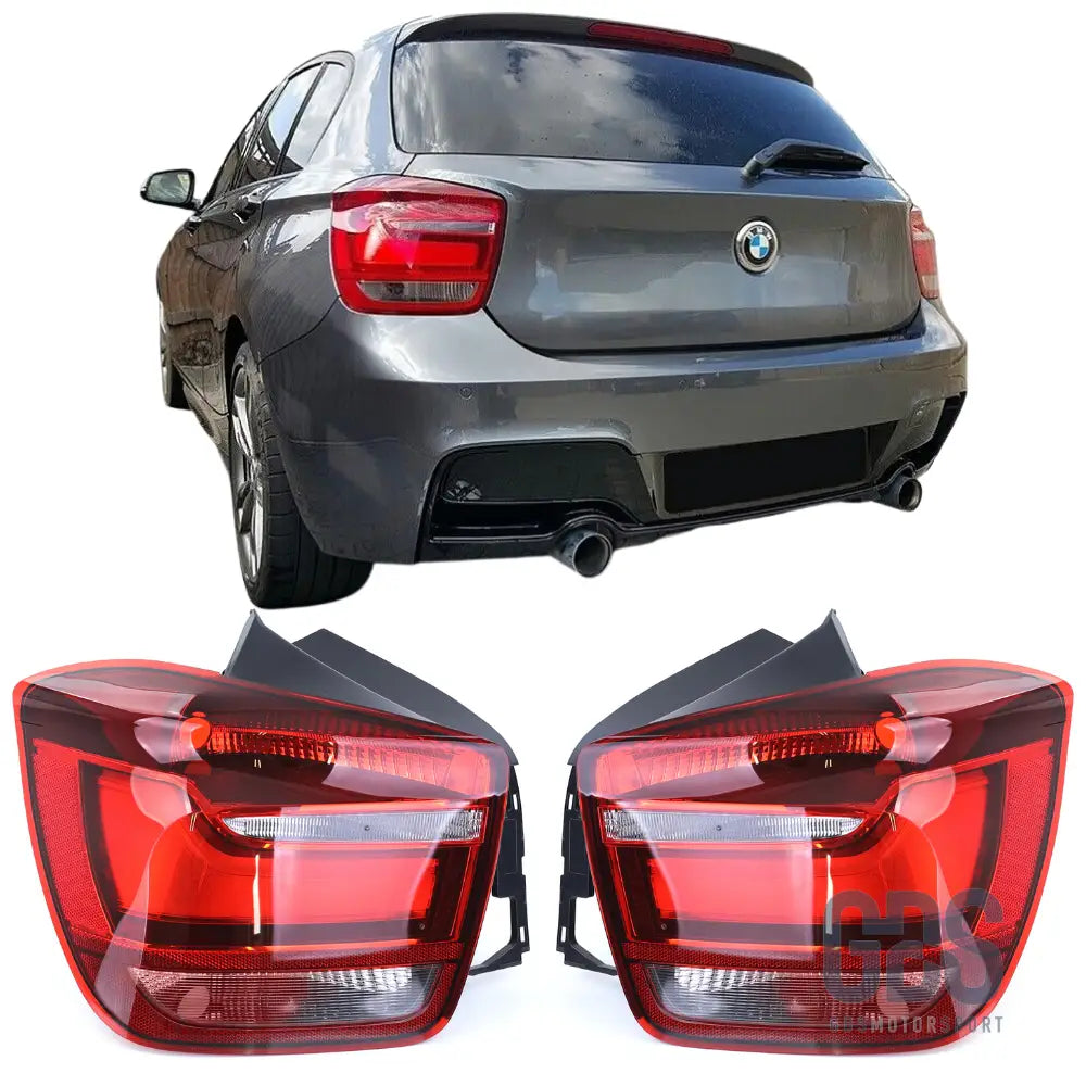 Feux arrière led light bar rouge bmw série 1 f20 f21 phase - arriere