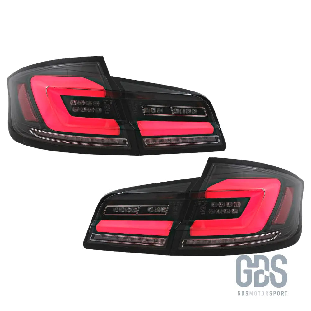 Feux arrière look g30 full led fond noir pour bmw série 5 f10 berline - arriere