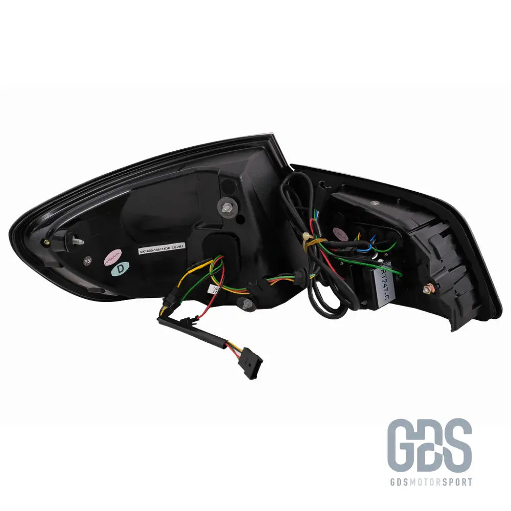 Feux arrière look g30 full led fond noir pour bmw série 5 f10 berline - arriere
