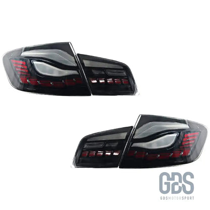 Feux arrière oled 3d dynamique light bar fond noir pour bmw série 5 f10 berline - arriere