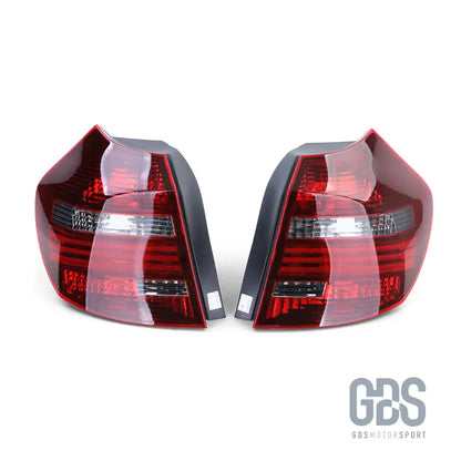 Feux arrière type lci à led fumé noir pour bmw série 1 e87 e81 — phase 2 (xénon) - arriere
