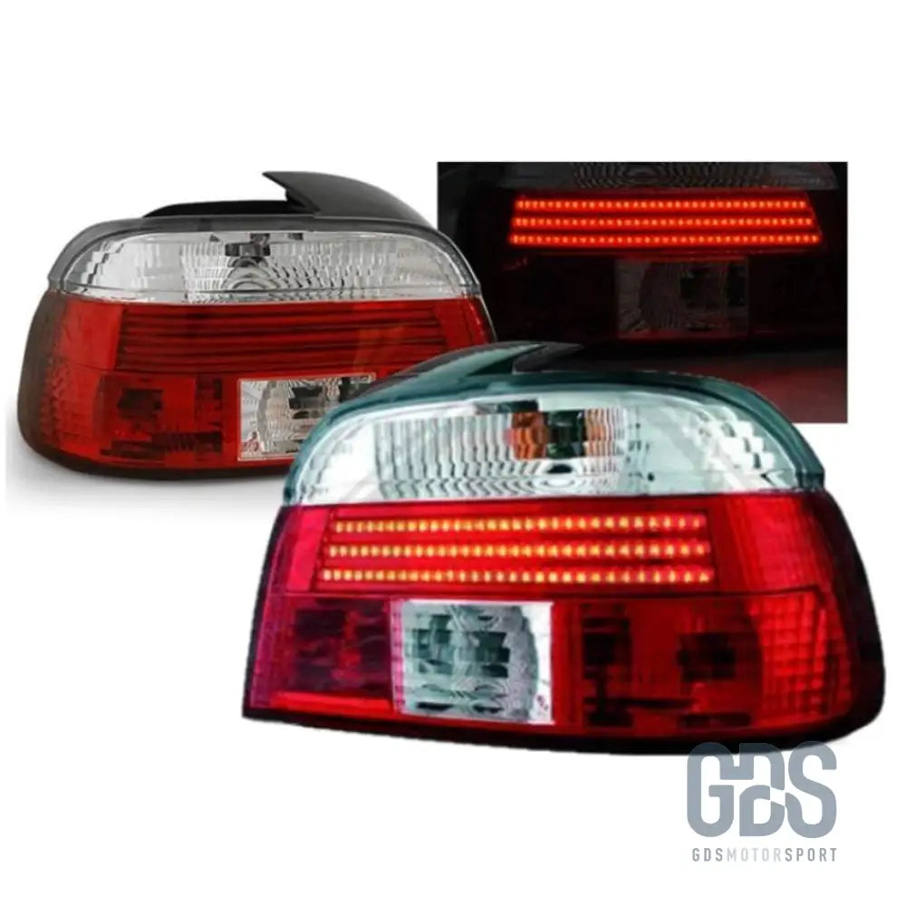 Feux arrières à led pour bmw série 5 e39 berline phase 1 — 1995-2000 - arriere