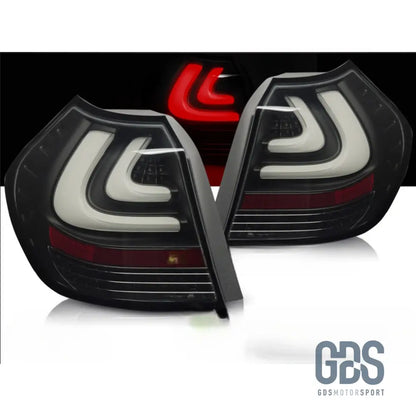 Feux arrières BMW E87/E81 FULL LED Phase 1 Fond noir - PHARES FEUX - GDS Motorsport