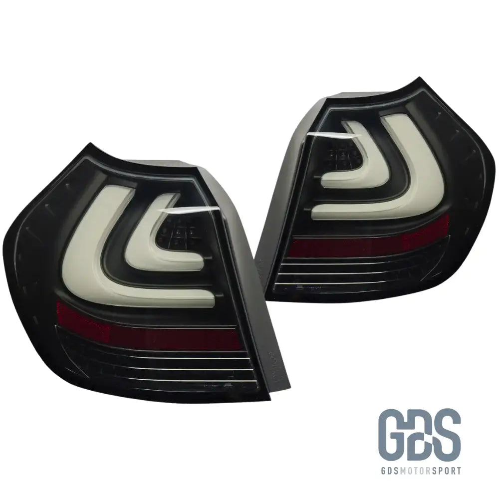 Feux arrières BMW E87/E81 FULL LED Phase 1 Fond noir - PHARES FEUX - GDS Motorsport