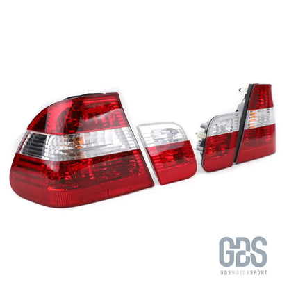 Feux arrières cristal blanc pour bmw série 3 e46 berline phase 2 de 2001/2005 - arriere