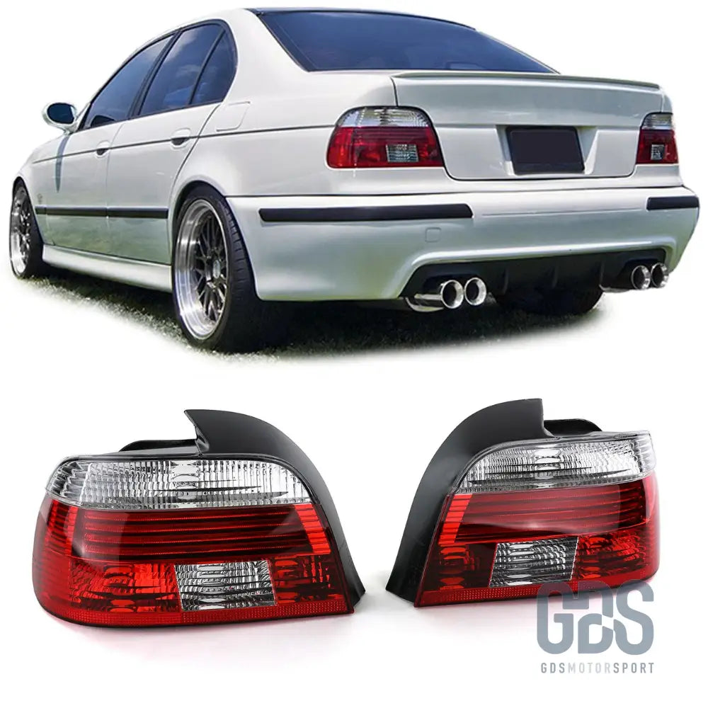 Feux arrières cristal look m5 pour bmw e39 phase 2 berline 2000-2003 - arriere