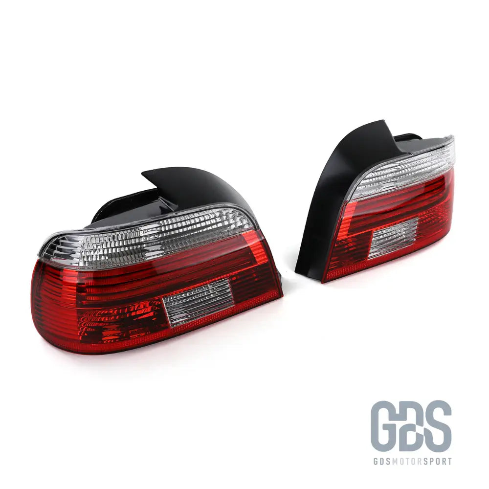 Feux arrières look phase 2 cristal pour bmw e39 berline 1 1995-2000 - arriere