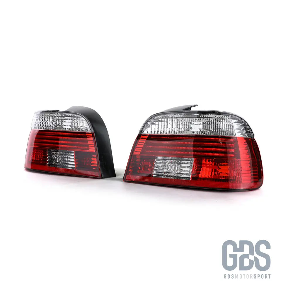 Feux arrières look phase 2 cristal pour bmw e39 berline 1 1995-2000 - arriere