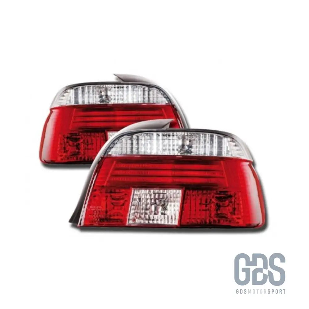 Feux arrières look phase 2 cristal pour bmw e39 berline 1 1995-2000 - arriere