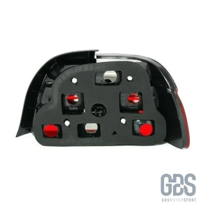 Feux arrières look phase 2 cristal fume noir pour bmw e39 berline 1995-2000 - arriere