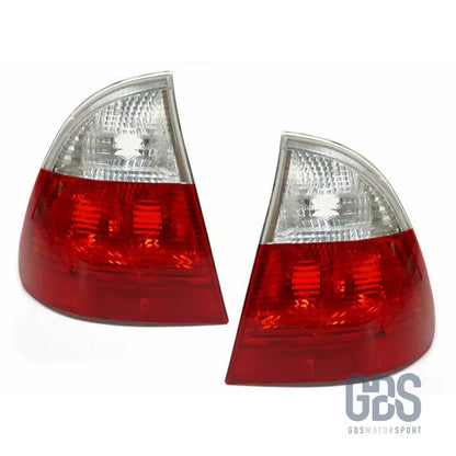 Feux arrières rouge blanc pour bmw série 3 e46 touring 1998 à 2005 - arriere