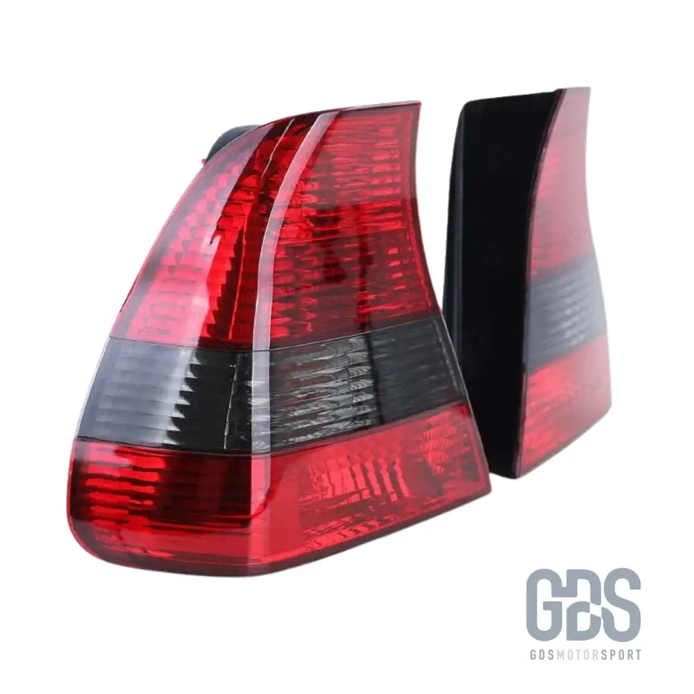 Feux arrières rouge blanc fumé noir pour bmw série 3 e46 compact 2001 à 2005 - arriere