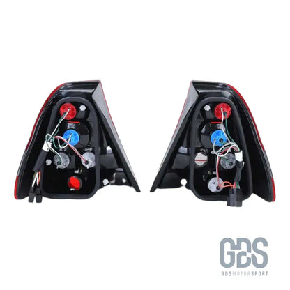 Feux arrières rouge blanc fumé noir pour bmw série 3 e46 compact 2001 à 2005 - arriere