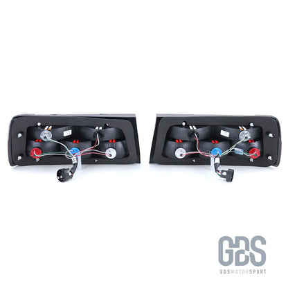 Feux arrières rouge fumé noir pour bmw e30 phase 2 (1987-1994) - arriere