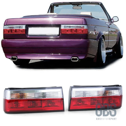 Feux arrières rouge transparent pour bmw e30 phase 1 (1982-1990) - arriere