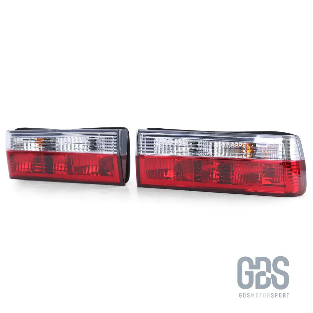 Feux arrières rouge transparent pour bmw e30 phase 2 (1987-1994) - arriere