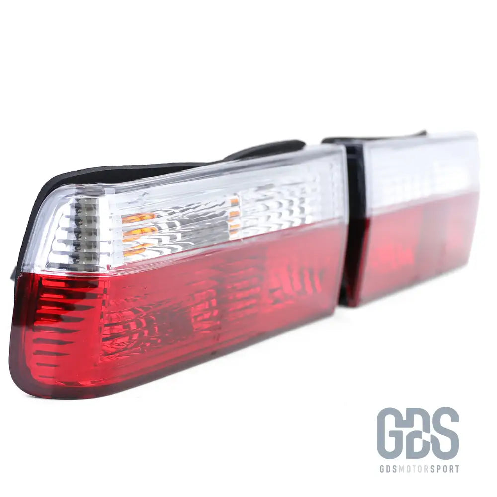 Feux arrières rouge transparent pour bmw e30 phase 2 (1987-1994) - arriere