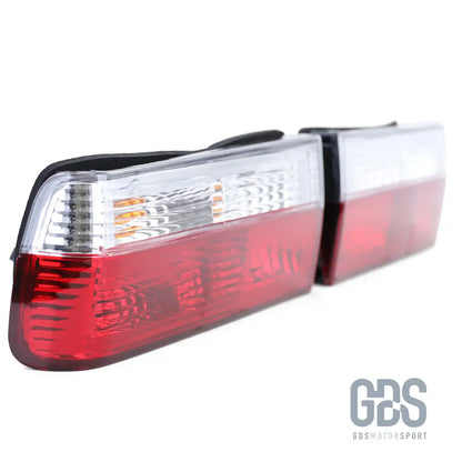 Feux arrières rouge transparent pour bmw e30 phase 2 (1987-1994) - arriere