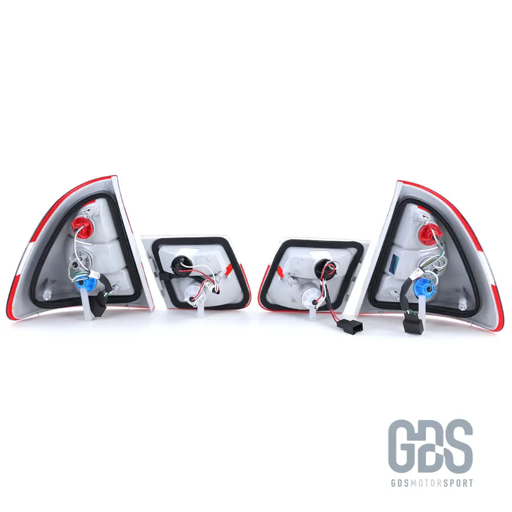 Feux arrières type phase 2 rouge cristal transparent bmw série 3 e46 touring 1998/2005 - arriere